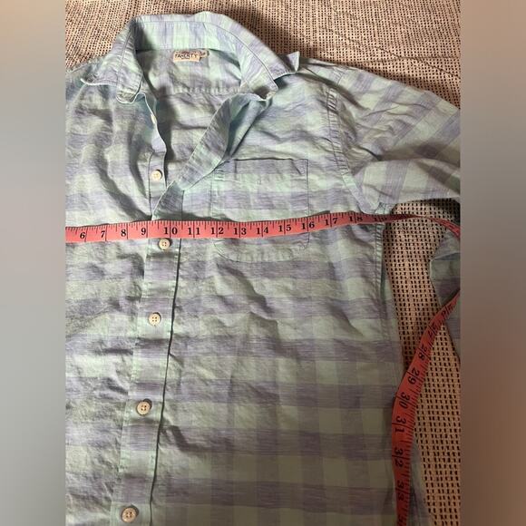 Faherty button down plaid shirt size small - Picture 3 of 5